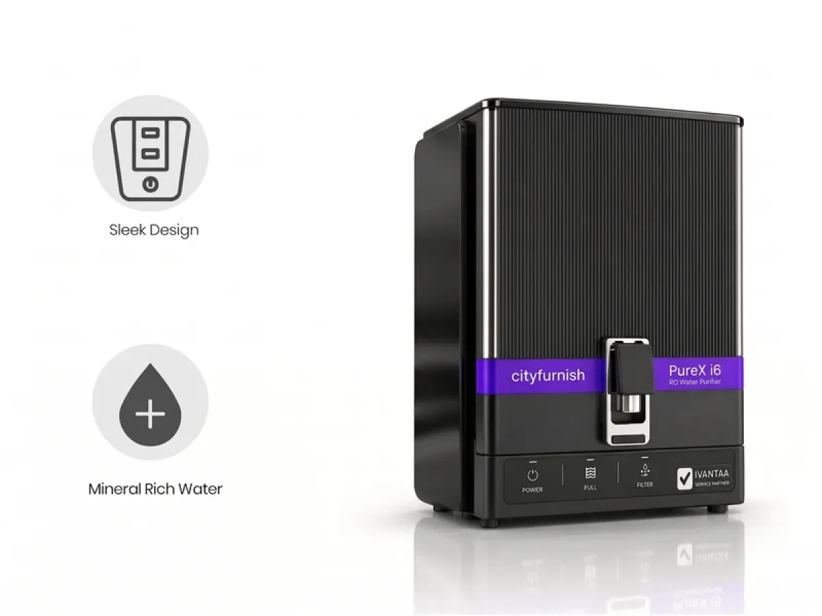 Purex i6 RO Water Purifier with Single Door Fridge