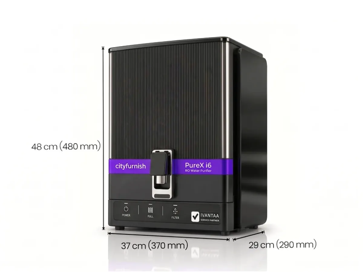 Purex i6 RO Water Purifier with Single Door Fridge
