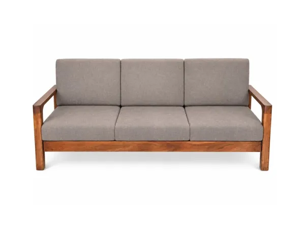 Zora 3 Seater Sofa in Grey Color