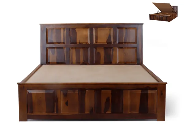 Alexa Queen Bed with Hydraulic Storage