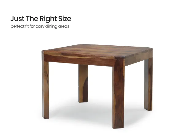 Alexa 4 Seater Dining Table with 4 Wooden Chairs