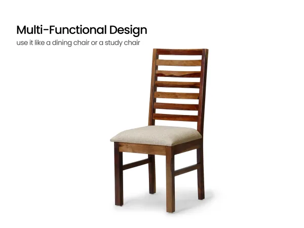 Alexa 4 Seater Dining Table with 4 Wooden Chairs