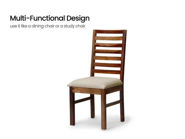 Alexa 4 Seater Dining Table with 4 Wooden Chairs
