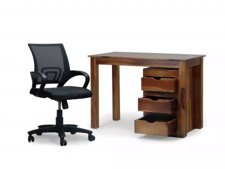 Alexa Study Table with Ergonomic Chair