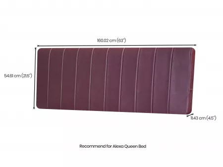 Regal Headboard in Burgundy