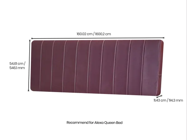 Regal Headboard in Burgundy