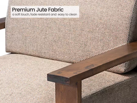 Athena Solid Wood 5 Seater Sofa Set