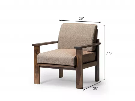 Athena Solid Wood 5 Seater Sofa Set