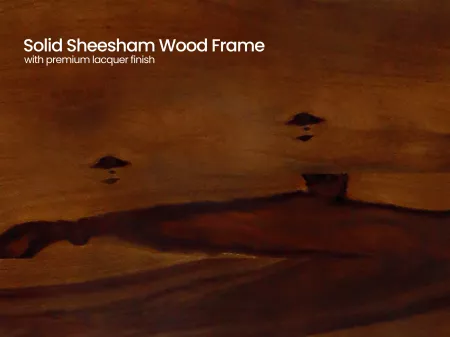 Athena Wooden Sofa   3 Seater