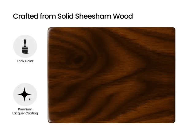 Belle Solid Wood Bookshelf