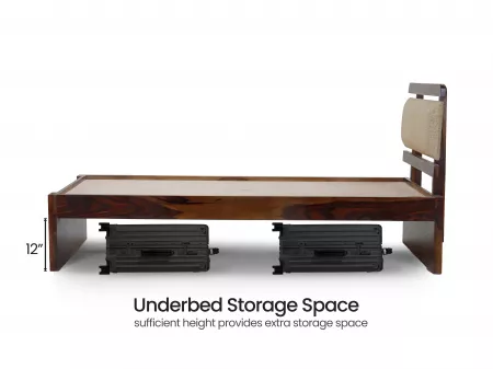 Belle Solid Wood Single Bed