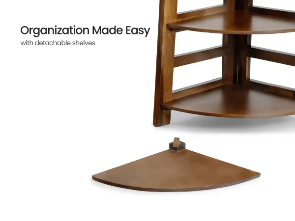 Belle Solid Wood Bookshelf