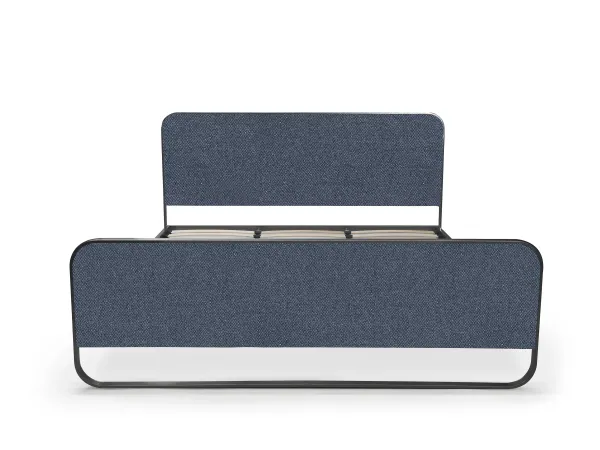 Chloe Queen Size Double Bed in Grey Color