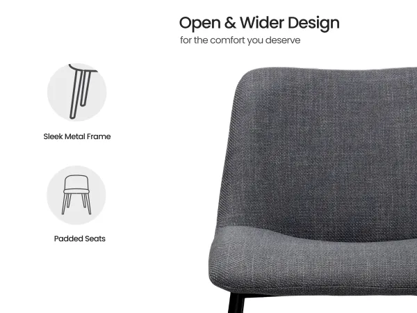 Cooper Lounge Chair in Grey Color