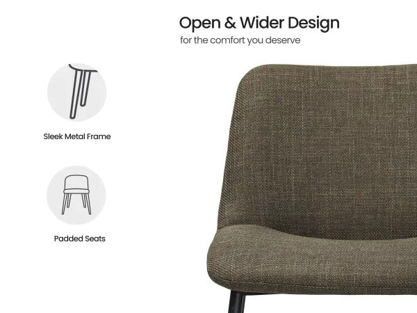 Cooper Lounge Chair in Olive Color