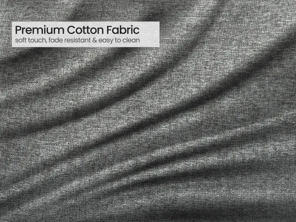 Cosmos L Shaped Sofa in Grey Color