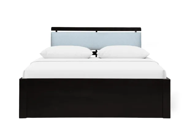 Crest Solid Wood Queen Size Double Bed