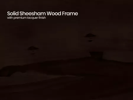 Crest Solid Wood Queen Size Double Bed