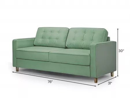 Dexter 3 Seater Sofa in Green Color