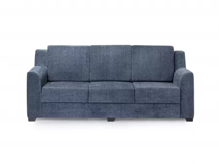 Erica Upholstered 3 Seater Sofa in Livid Color