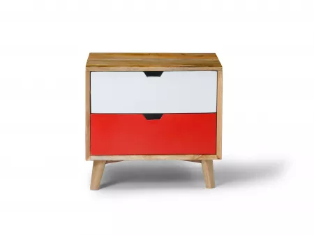 Erica Solid Wood Bedside Table