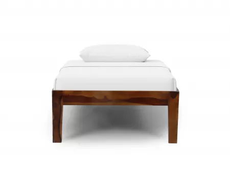 Hugo Solid Wood Diwan with 4 Inches Mattress