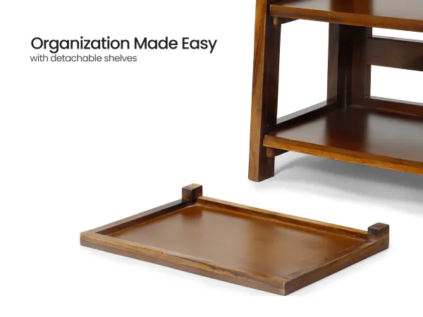 Hugo Study Table with Ergonomic Chair and Bookshelf