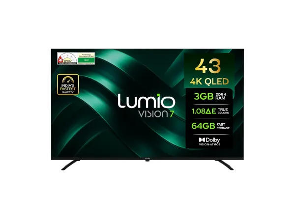 Lumio Vision 7 (43 inches) 4K Ultra-HD Smart QLED Google TV