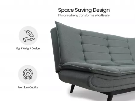 Oasis Sofa Cum Bed in Mineral Green