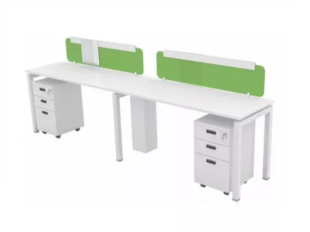 Modern Linear Office Workstation