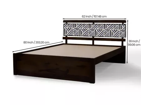 Siesta Solid Wood Queen Size Double Bed