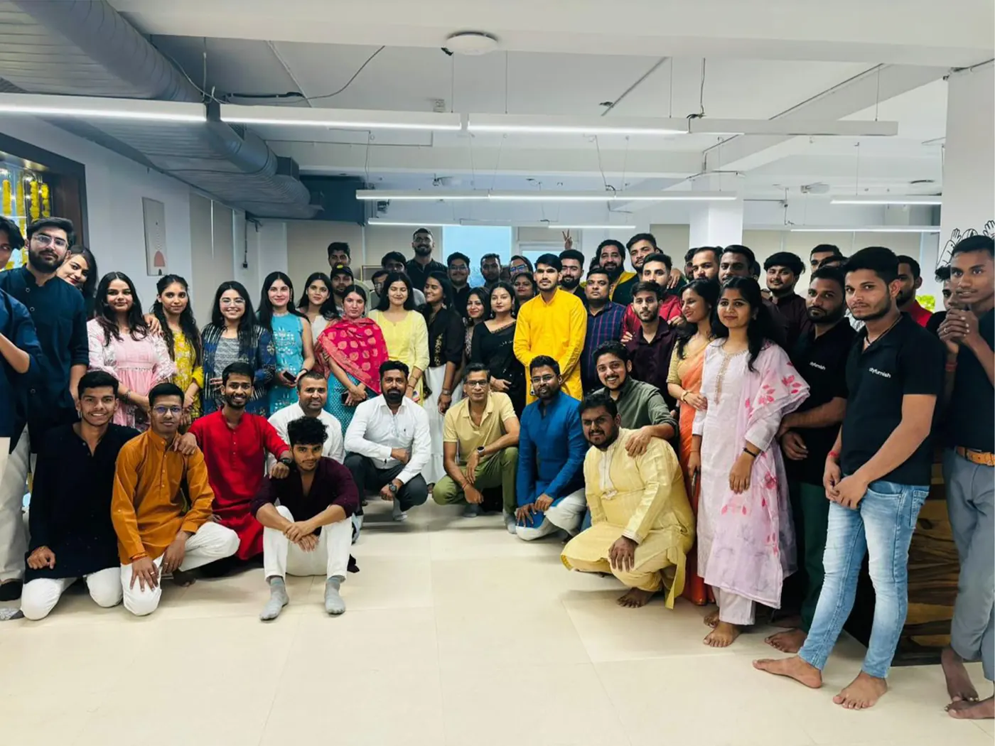 The Cityfurnish team together at HQ